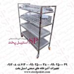 ترولی آبچکان 4 طبقه صنعتی رستورانی