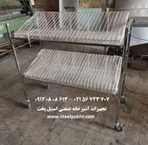 ترولی آبچکان صنعتی 2 طبقه