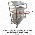 قفسه آبچکان ظروف شسته شده